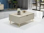 Hanah Home Mesa de centro Luxe en color Arenisca